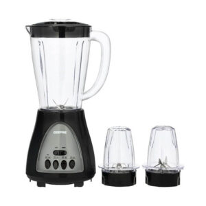 Geepas 3 In 1 Blender Powerful Motor 400W GSB44034 Stainless Steel Cutting Blades with Six Speed With Pulse Function Grinder in Ajman Shop Dubai