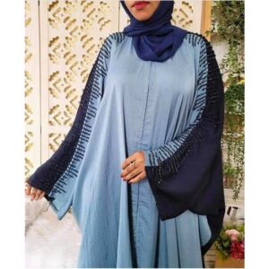 Grey Blue Abaya in Ajman Shop Dubai