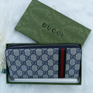 Gucci Clemence Zippy zip-around Ladies Wallet, Grey- Ajmanshop