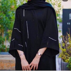 Hand Work Black Abaya in Ajman Shop Dubai