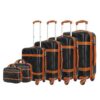 High Quality Vintage 5 Piece Expandable Hard Spinner Luggage Set - AjmanShop