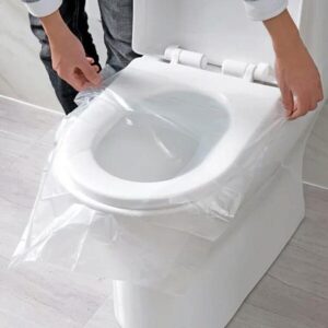Home Public Toilet Travel Disposable Waterproof Plastic Toilet Seat Cover in Ajman Shop Dubai