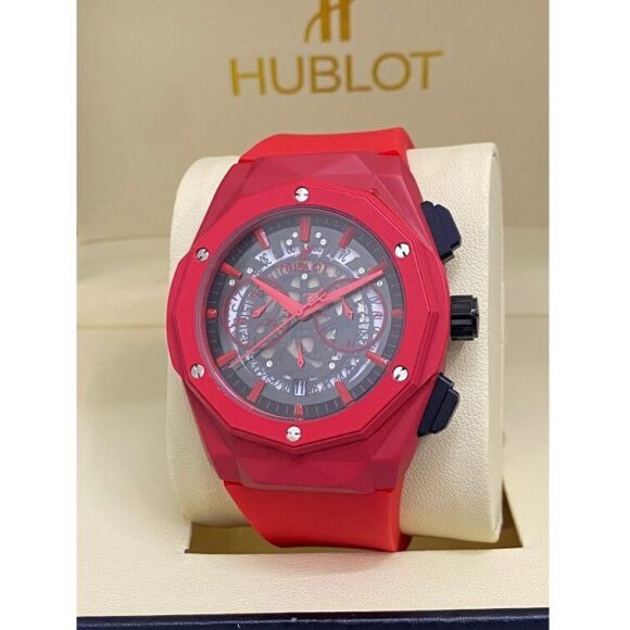 Hublot Automatic Analogue Red Dial Mens Watch in AjmanShop 1