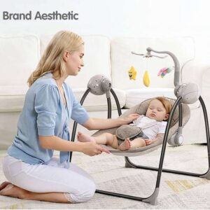 IMBABY Swing Baby Rocking Chair Electric Baby Cradle Multifunction For Newborns Babies Chair with Gifts AjmanShop 1