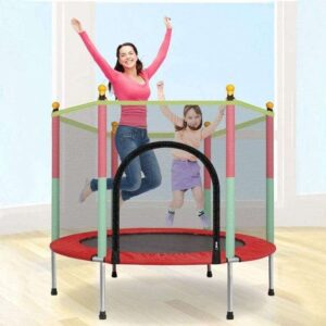 Indoor Adult Children Trampoline with Protection Net AjmanShop