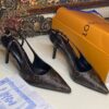L V Black Pump Shoes in Ajman Shop Dubai