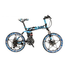 Land Rover Bike Army Edition Foldable Bicycle 20inch Carbon Steel Blue in Ajman Shop Dubai