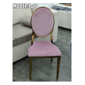Luxury Royal Gold Wedding Stainless Steel Chair For Dining And Events Pink in Ajman Shop Dubai