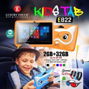 Luxury Touch Kids Tablet E822 7 inch 32gb 2gb Ram Ajmanshop UAE Dubai