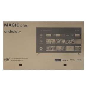 Magic Plus MGP65CH22UAR Full Ultra HD LED TV 65 Official Android LED TV Dolby Music System Black - AjmanShop