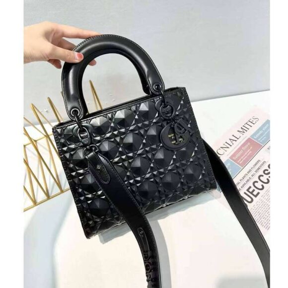 Medium Lady Christian Dior Bag 24cm Black in AjmanShop 1