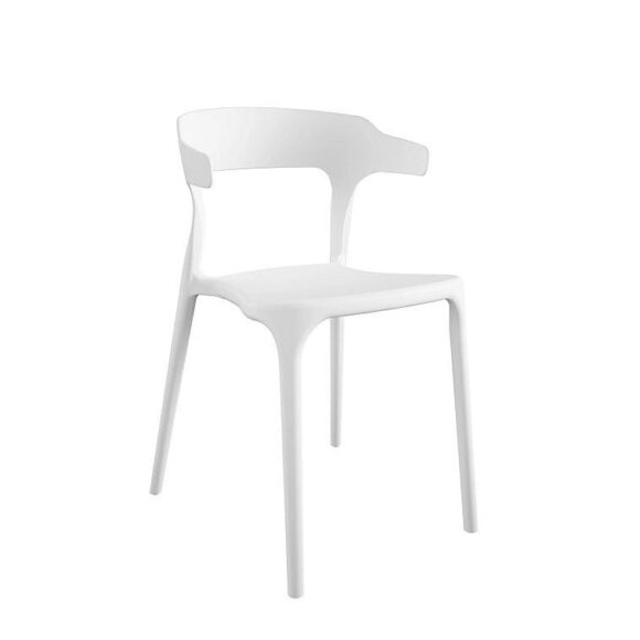 Modern Plastic Dining Chair For Living Room Office Chair White in Ajman Shop Dubai