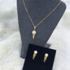 Pearl Pendant Gold Jewelry Set - AjmanShop