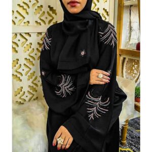 Premium Black Abaya -AjmanShop
