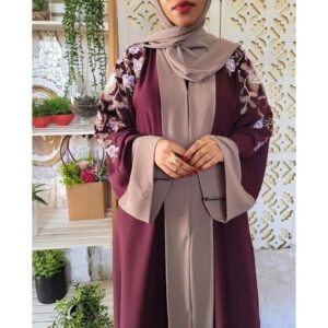 Purple Abaya - AjmanShop