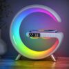 RGB Bar Smart Light Sunrise Alarm Clock Wake Up Light With Wireless Charger Bluetooth Speaker- AjmanShop