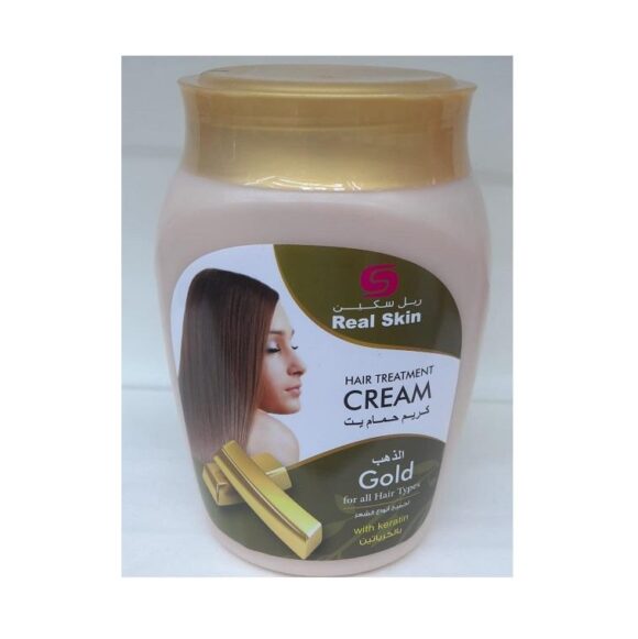 Real Skin Gold Hair Treatment Cream- AjmanShop