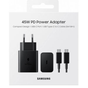 Samsung 45W PD Travel Charger Type C Black 1