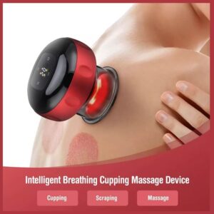Smart Electric Body Scrapping Massager Negative Pressure Hot Compress Vacuum Muscle Pain Rechargeable in Ajman Shop Dubai