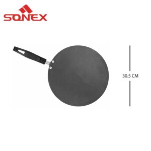 Sonex Non Stick Cooking Classic Tawa Baking Plate with Durable Soft Handle