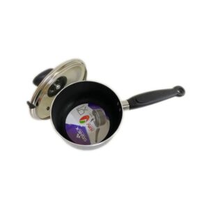 Sonex Non Stick Royal Sauce Pan With Glass Lid 16 Cm 50128 1