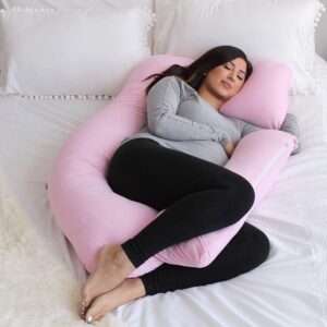 Top Chances Body Pillow 2 In 1 Pillow Two Legs For Easy Pink in Ajman Shop Dubai