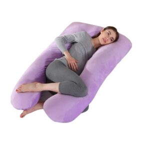 Top Chances Body Pillow 2 In 1 Pillow Two Legs For Easy Purple in Ajman Shop Dubai