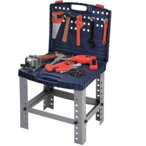 Toy Tool Set Workbench for Toddlers Children Pretend Play Kids Workshop Toolbench Building Toys Ajmanshop
