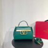 Valentino Casual Style Calfskin 2WAY Chain Plain Bag Green- AjmanShop