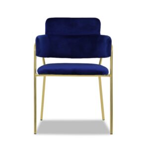 Velvet Chair Blue
