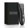 Waterproof Hair Trimmer for Men USB Rechargeable Electric Body Hair Grooming Trimmer Ultimate Male Hygiene Razor with LED Display Black - Ajmanshop