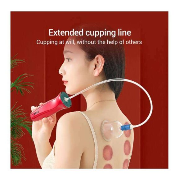 Wireless Electric Scraping Massager Full Cupping Slimming detox Handheld- AjmanShop