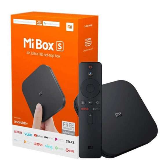 Xiaomi Mi TV Box S Smart Intelligent 4K Ultra HD Media Player Black - AJmanShop