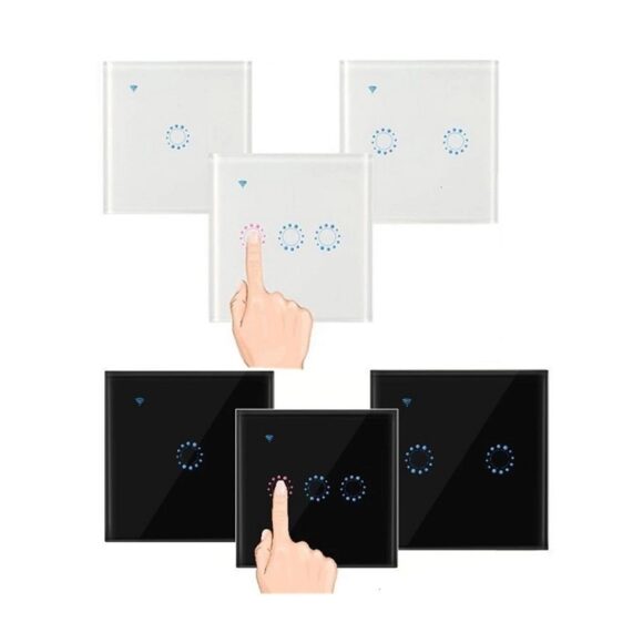ZB Wifi Boiler Smart Switch Water Heater Switches Touch 3 Gang in Ajman Shop Dubai