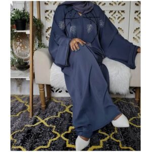 Blue Abaya in Ajman Shop Dubai