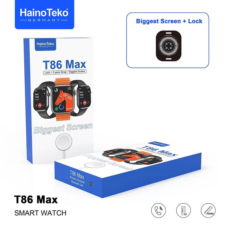 HainoTeko T86 Max SmartWatch-Ajmanshop