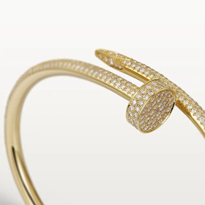 Cartier Nail Bangle with Full Stone Work in AjmanShop 