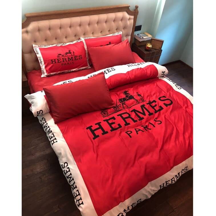 Hot Pink Bedsheet 6pcs Set Cotton Material in AjmanShop