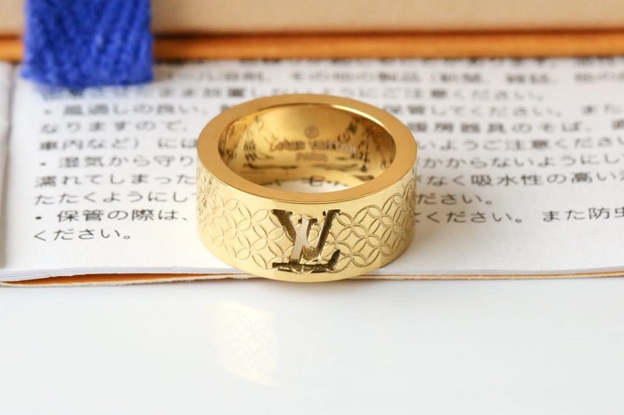 LV Ring Gold and Silver in AjmanShop 