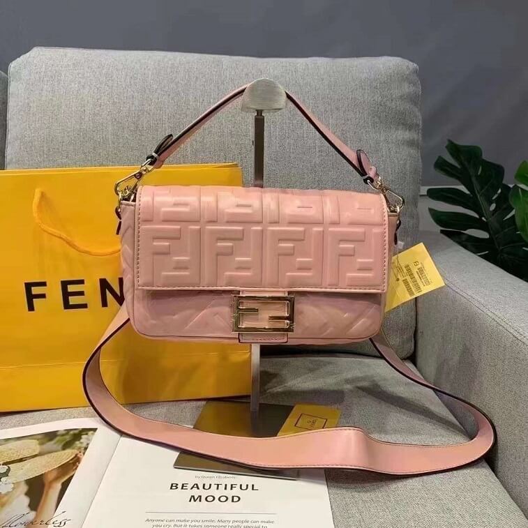 Pink Midi Bag by Fendi with 2 Belt- AjmanShop