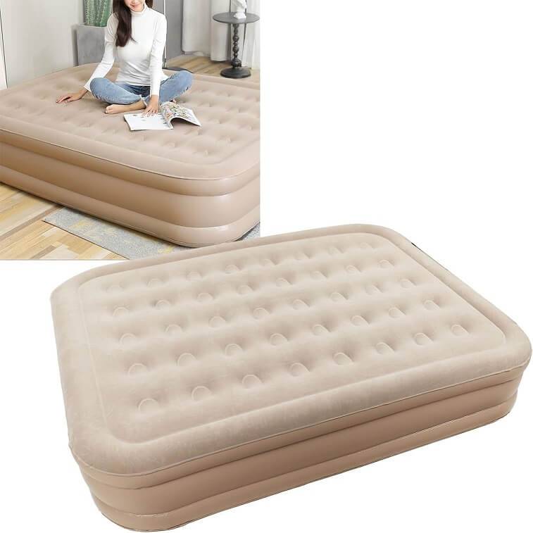 Double Sleeping Bed 40cm Ultra Thick Inflatable Bed- AjmanShop