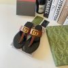 Gucci Brown Sandal with Gold Logo in AjmanShop