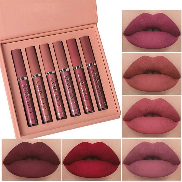 Handaiyan Velvet Lipstick 6 Colours Matte