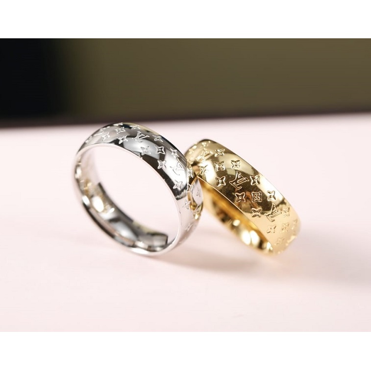 LV Ring Gold and Silver in Ajman Shop