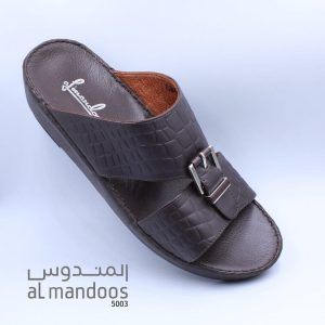 Sandal for Men Leather Lock Design in AjmanShop