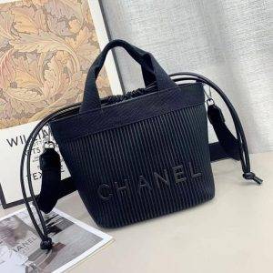 Black Bow Handbag by Chanel for Women in AjmanShop