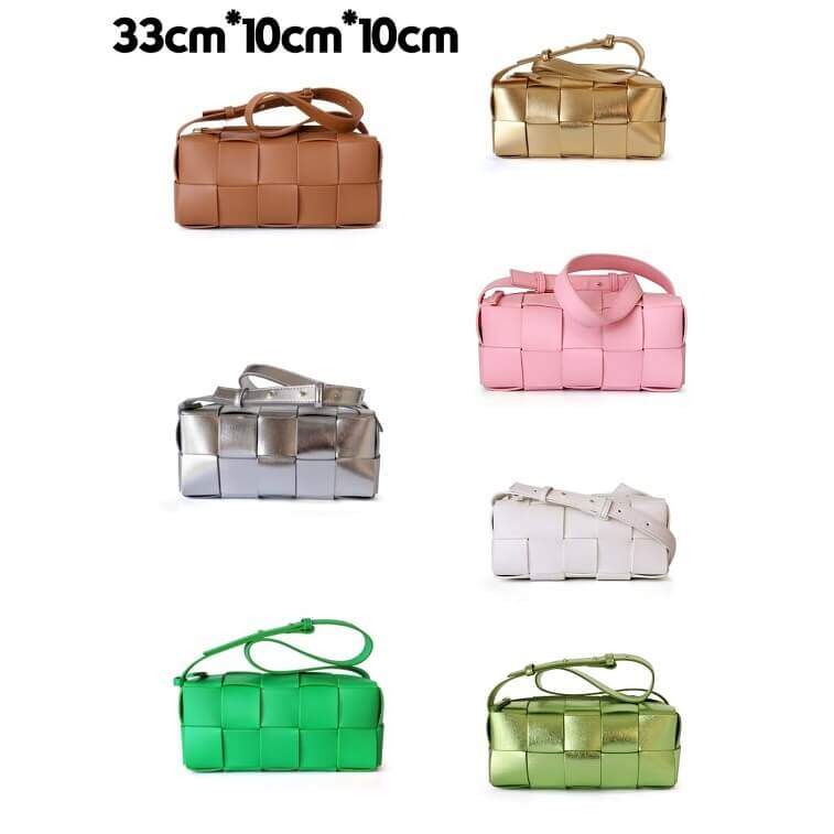 Bottega Leather Flap Bag Multicolor- Ajmanshop (1)