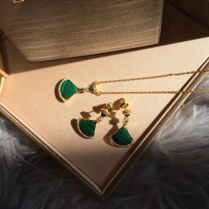 Bulgari Jewelry Set with Necklace & Earrings - AjmanShop