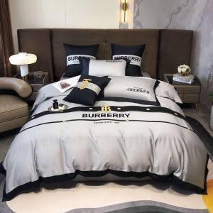 Burberry Brand Bedsheet Set 6pcs in Cotton Material- AjmanShop