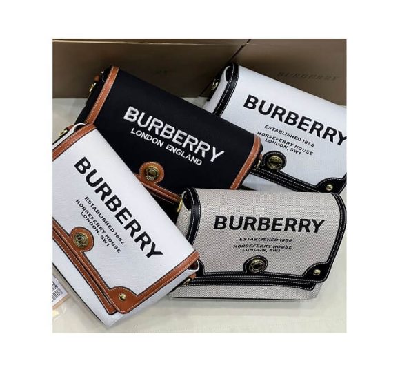 Burberry Canvas Bag in Crossbody Style with Print Note in Ajman Shop (1)
